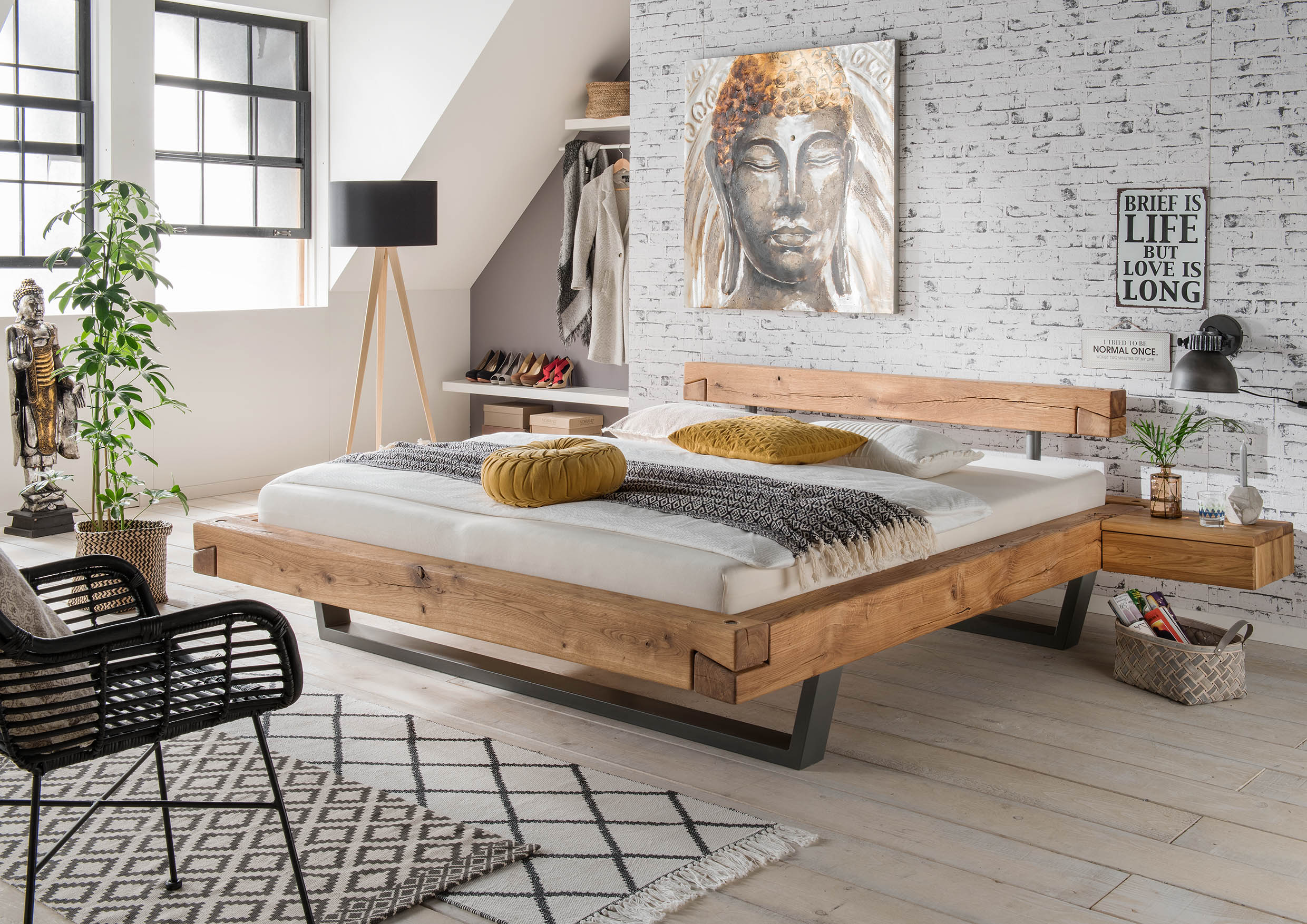 Schlafzimmer minimalistisch einrichten