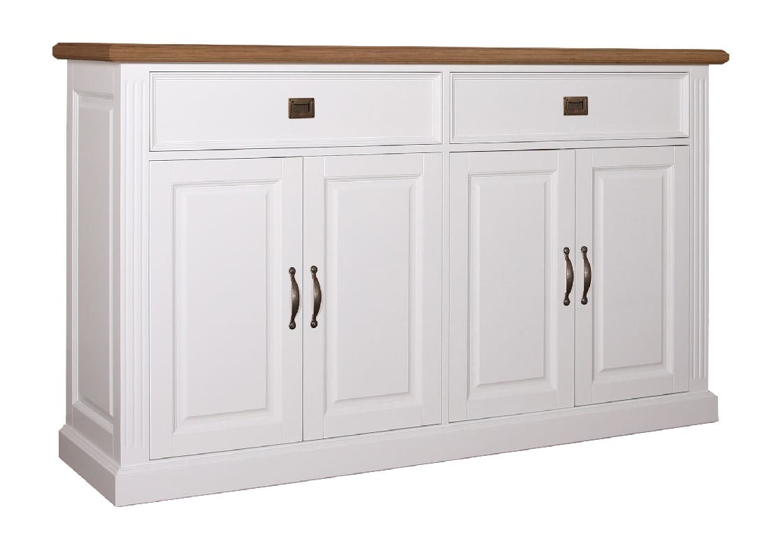 Anrichte Chic Oak Landhausstil mit 3 Türen fürs Esszimmer
