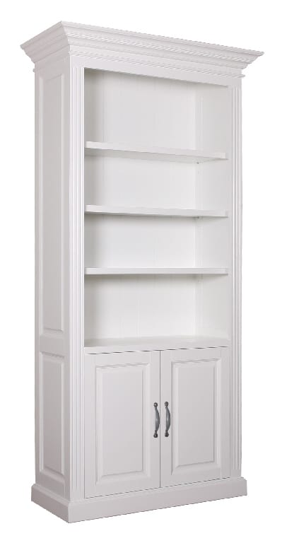Bücherschrank Landhausstil Chic 2 Türen
