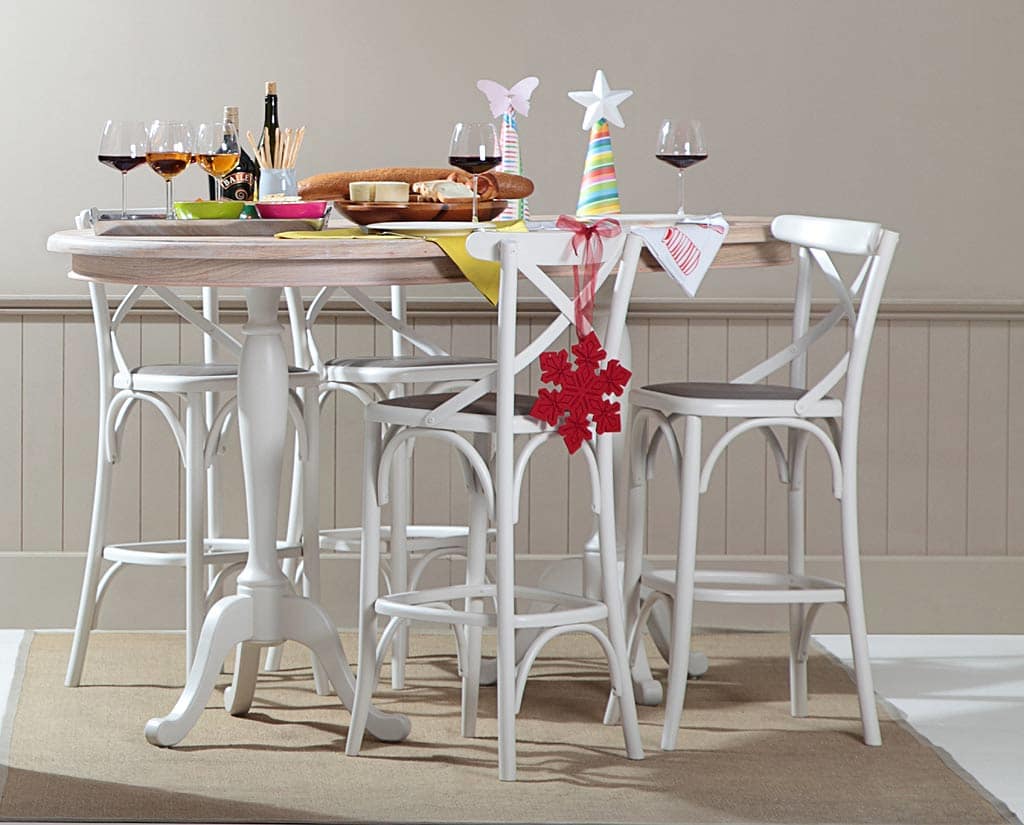 Bartisch Landhausstil Oceanside 180x70 cm