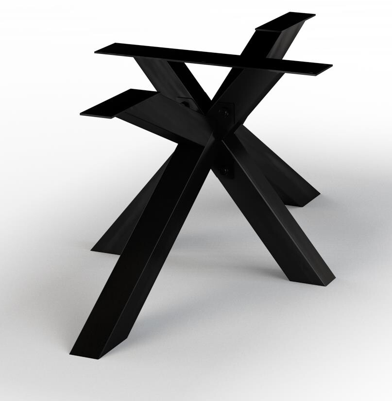 Bodahl Tulsa Stahlgestell sternförmig 10x10cm schwarz