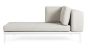 Outdoor Sofa Lounge wetterfest modular Aluminium Matrix weiß 3-in-1