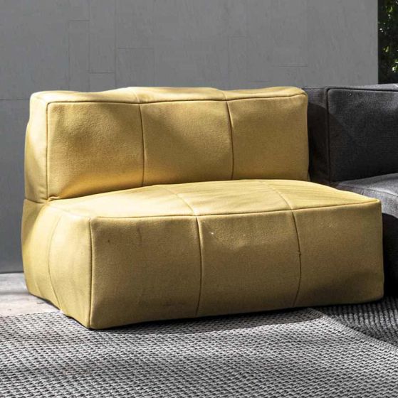 Loungesessel Outdoor wetterfest Sparrow Bezug Olefin Citron