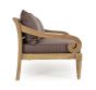 Teak Outdoor Sofa Gartensofa wetterfest Karuba Polster Wine