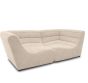 Gartensofa 2 Sitzer wetterfest Solido Outdoor Sofa sand beige