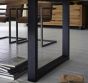 Bodahl Tischbeine Manchester Stahl 8x4 cm 2 Breiten Tischgestell