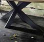 Tischgestell Denver sternförmig Stahl black