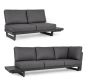 Outdoor Sofa wetterfest Aluminium Infinity Ecklounge anthrazit 253x259 cm