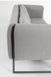 Outdoor Sofa Lounge 3 Sitzer wetterfest Aluminium graphite Pixel