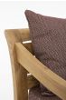 Teak Outdoor Sofa Gartensofa wetterfest Karuba Polster Wine