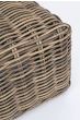 Gartentisch Polyrattan braun Modul Coraline 83x83 cm