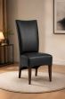 Lederstuhl King gepolstert Black Gestell Eiche Carbon