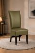 Lederstuhl King gepolstert Moss Gestell Eiche Carbon