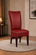Lederstuhl King gepolstert Rouge Gestell Eiche Carbon