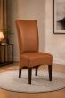Lederstuhl King gepolstert Savannah Gestell Eiche Carbon