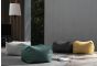 Garten Loungehocker wetterfest Sparrow Outdoor Olefin Anthrazit