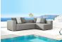 Outdoor Ecksofa BIG DAN Silvertex mittelgrau