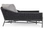 Gartenliege Daybed Outdoor grau Aluminium Everly wetterfest