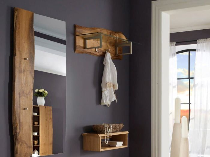 Garderobe Woodline Eiche Hutablage günstig online kaufen