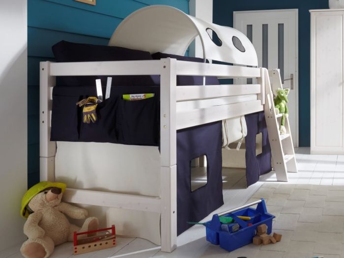 Kinderhochbett Infanskids blau weiß