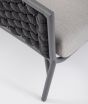 Gartenliege Daybed Outdoor grau Aluminium Everly wetterfest