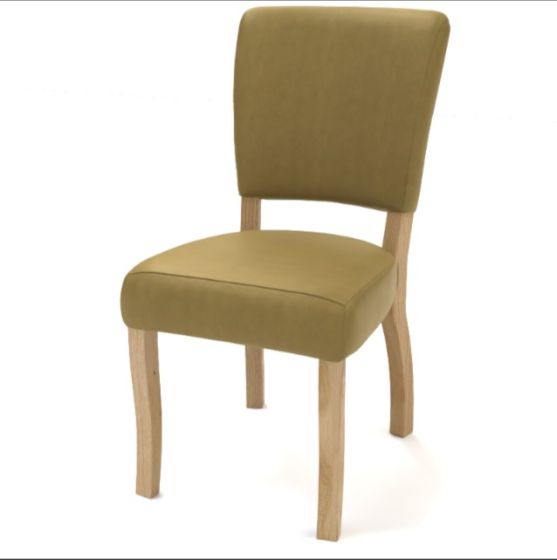 Lederstuhl Nora olive