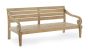 Gartensofa Holz Karuba Teak 2-Sitzer mit Polster - Bizotto