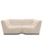 Gartensofa 2 Sitzer wetterfest Solido Outdoor Sofa sand beige