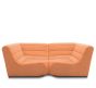 Gartensofa 2 Sitzer wetterfest Solido Outdoor Sofa terra orange