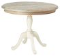 Landhausstil Esstisch Oceanside 100 cm cream / antique seabreeze