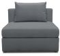 Outdoor Sofa wetterfest Sesselmodul Room Grau