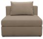 Outdoor Sofa wetterfest Sesselmodul Room Taupe braun