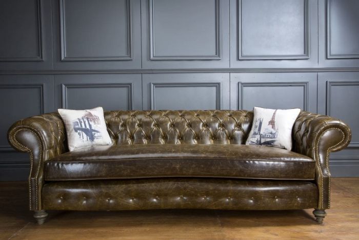 Chesterfield Landhausstil Sofa Wilford Country Classic