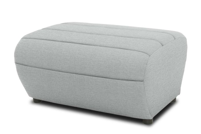 Gartenhocker wetterfest Hocker Outdoor Solido 73x63cm silber grau