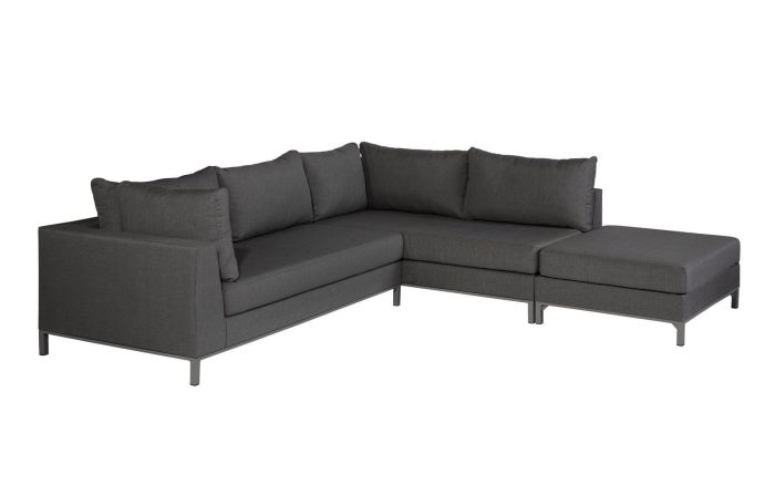 Loungesofa Sicilie rechts Stone grey Nanotex