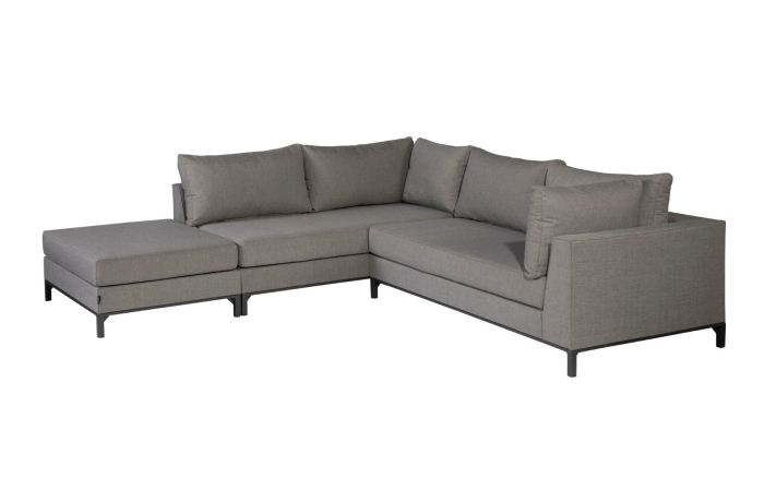 Sicilie Gartenlounge links Nanotex Taupe