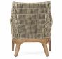 Lounge Sessel Outdoor mit Kissen wetterfest Polyrattan Keilani