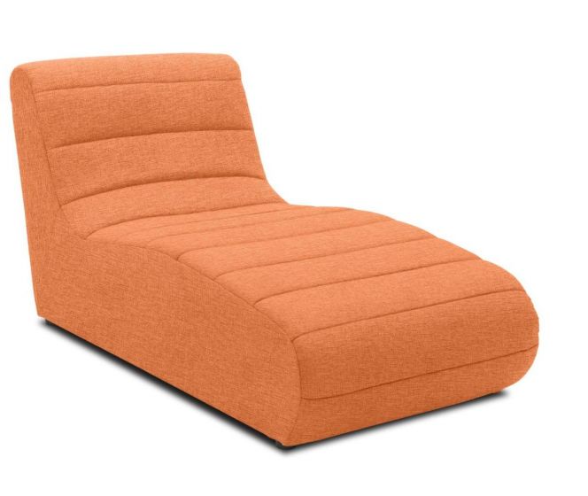 Sonnenliege Garten wetterfest Polsterlounge Solido modular terra orange