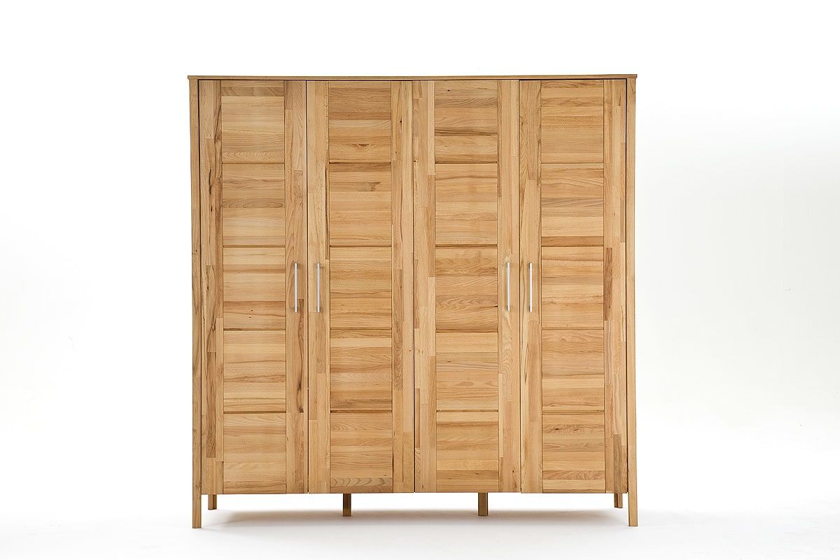 kleiderschrank buche massiv 4 türig eine innenteilung zen