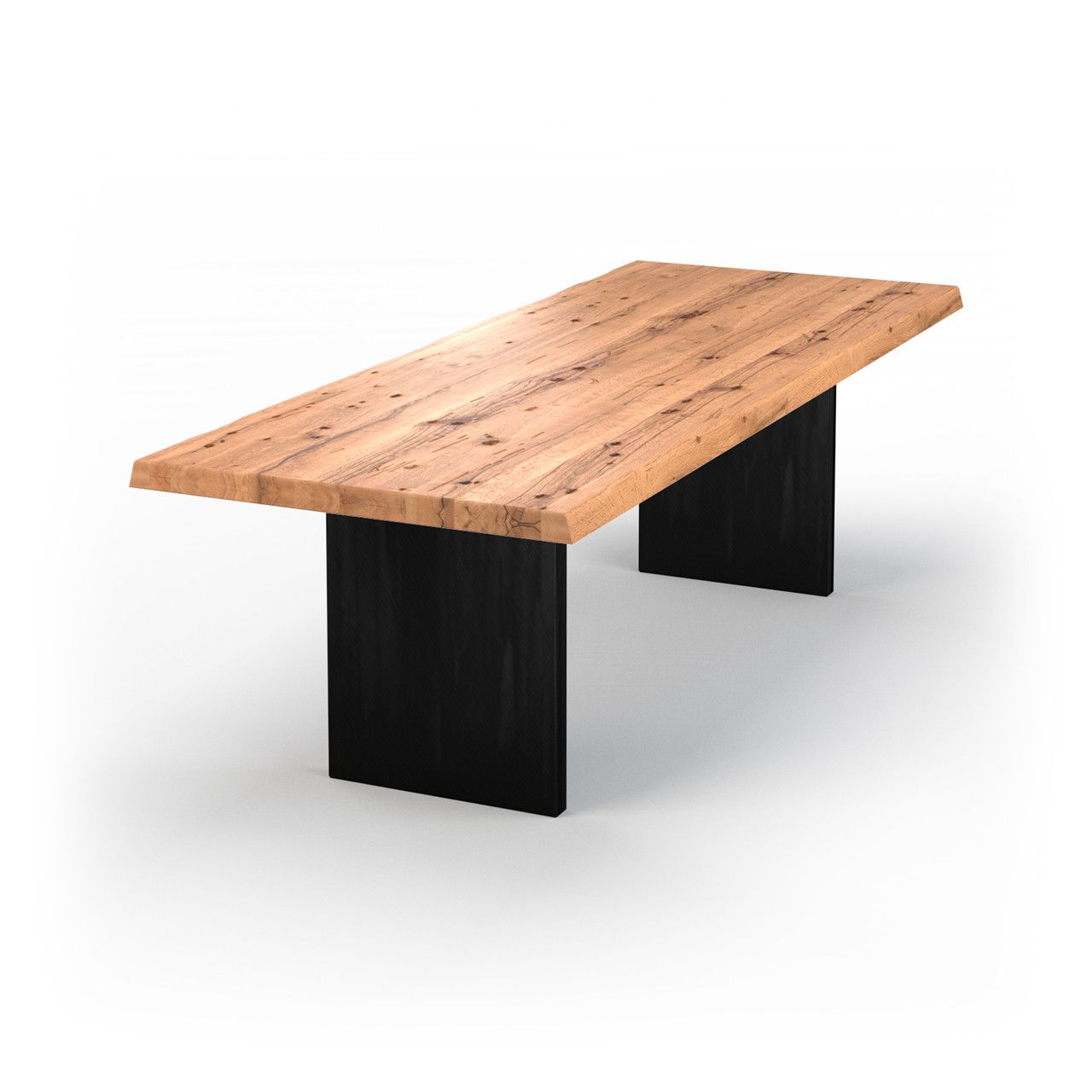 Bodahl Esstisch Eiche massiv Orlando 300x100cm Baumkante 6cm oilfinish