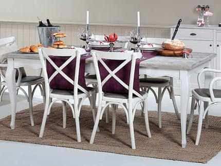 Esstisch Landhausstil Massivholz 180x90 cm Belmont Pick-Up-Möbel