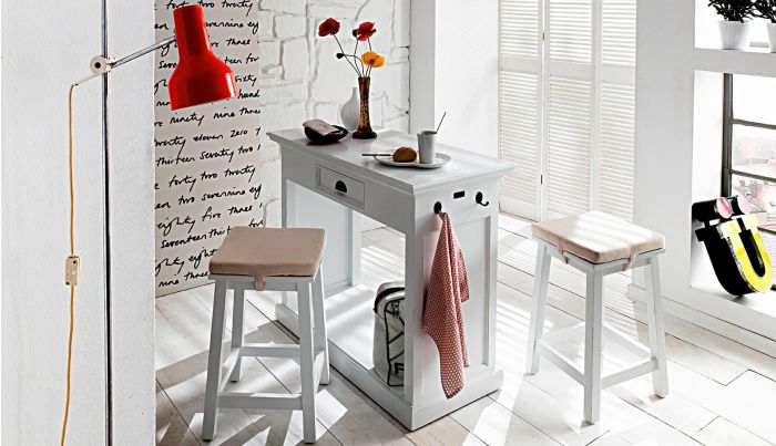 Landhausstil Küchen Set weiß antik Halifax T767