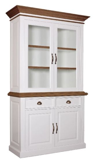 Buffetschrank Landhausstil York Shabby chic Oak 2x2 Türen 2 Schubladen