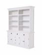 Bücherschrank Halifax Landhausstil weiss 180 cm breit