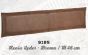 Bett Esche massiv Stahlfüße mit Kopfteil gepolstert Velours Leder oder Holz