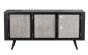 Sideboard Nordic Mindi Rattan 160x45 cm Metallrahmen