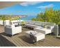 Loungesofa Sierra Design Gartensofa Silvertex Lounge wetterfest