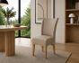 Lederstuhl Lombardo Echt Leder Taupe Gestellfarbe Gold