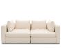 Gartensofa 2 Sitzer wetterfest Room modular Ecru beige