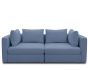 Gartensofa 2 Sitzer wetterfest Room modular Ice Grey